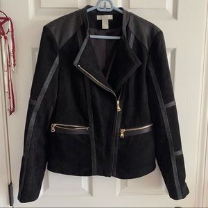HM Suede Cropped Jacket Blazer